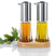 Olie -en Azijn Set met Houder, 75 ml, Acryl - AdHoc | Menage Crystal