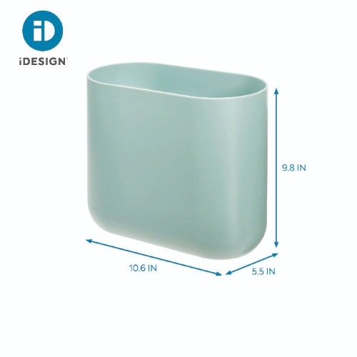 Afvalbak Slim Waste, Turquoise - iDesign | Cade