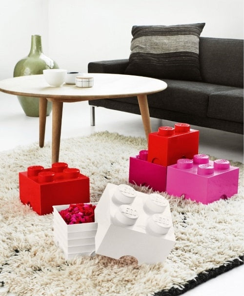 LEGO® Brick 4 Opbergbox - Roze