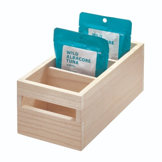 iDesign - Opbergbox met Handvat, 3 Vakken, 12.7 x 25.4 x 10.2 cm, Paul