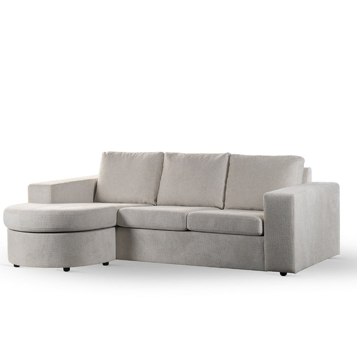 Giga Meubel - 3-Zitsbank Beige - 227x156x83cm - Stof - Bank Lord