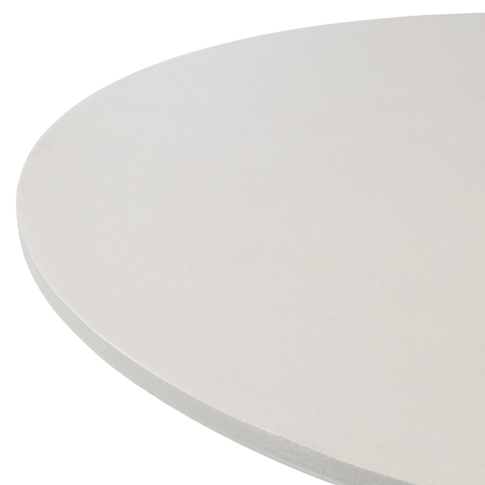 Giga Meubel - Salontafel Rond Ø60cm - Betonlook - Beige - Sep