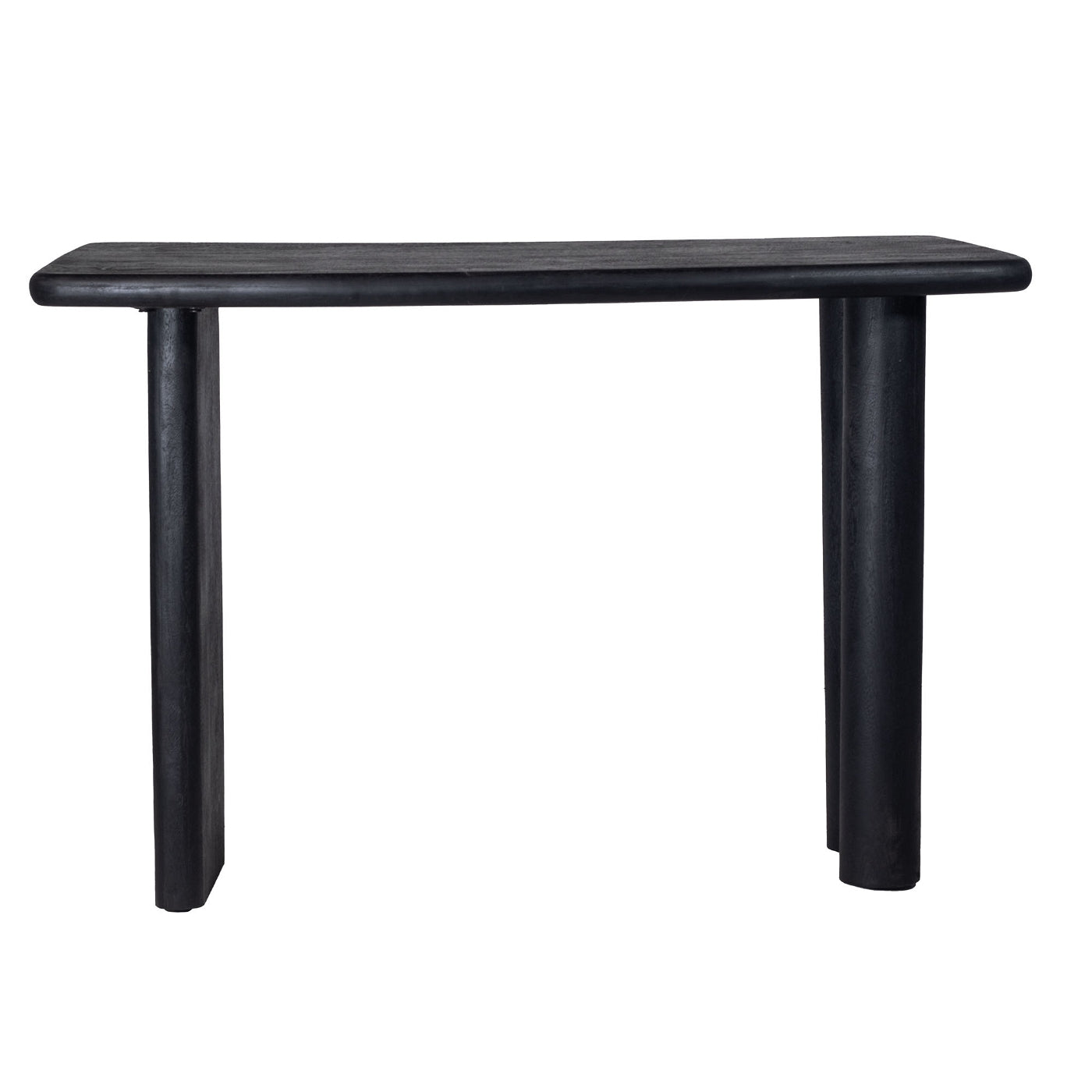 Giga Meubel - Sidetable Mangohout Zwart - 113x44x76cm