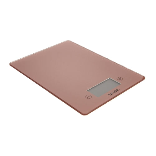 Keukenweegschaal, Digitaal, Glas, 5 KG, Rosé Goud - Taylor | Pro