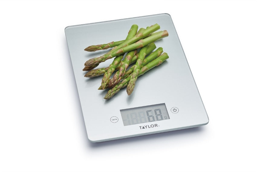 Keukenweegschaal, Digitaal, Glas, 5 KG, Zilver - Taylor | Pro