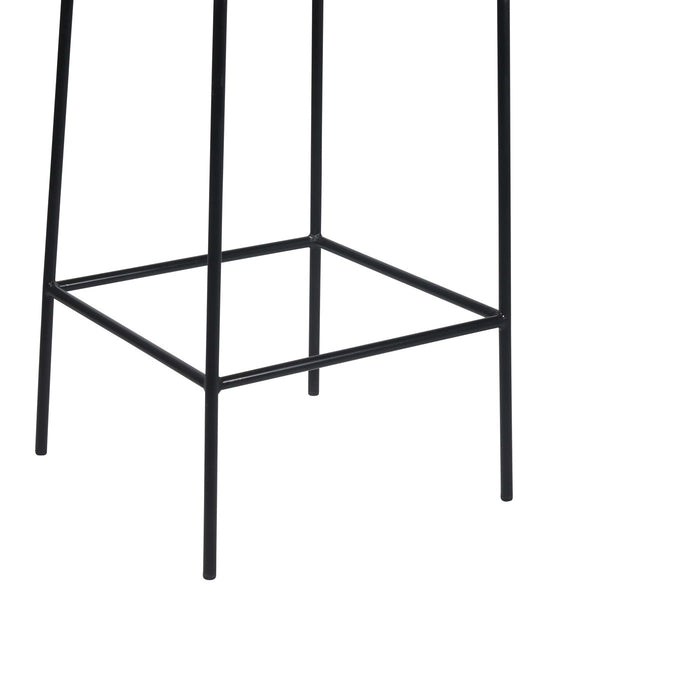 Giga Meubel - Barkruk Webbing Naturel - 42x47x101cm - Zithoogte 74cm