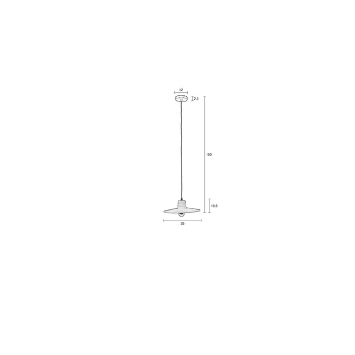 Zuiver Balance Hanglamp 35 cm (S) Rotan Naturel| Beige