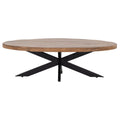 Giga Meubel - Salontafel Ovaal Naturel - Mangohout - 130x70x40cm