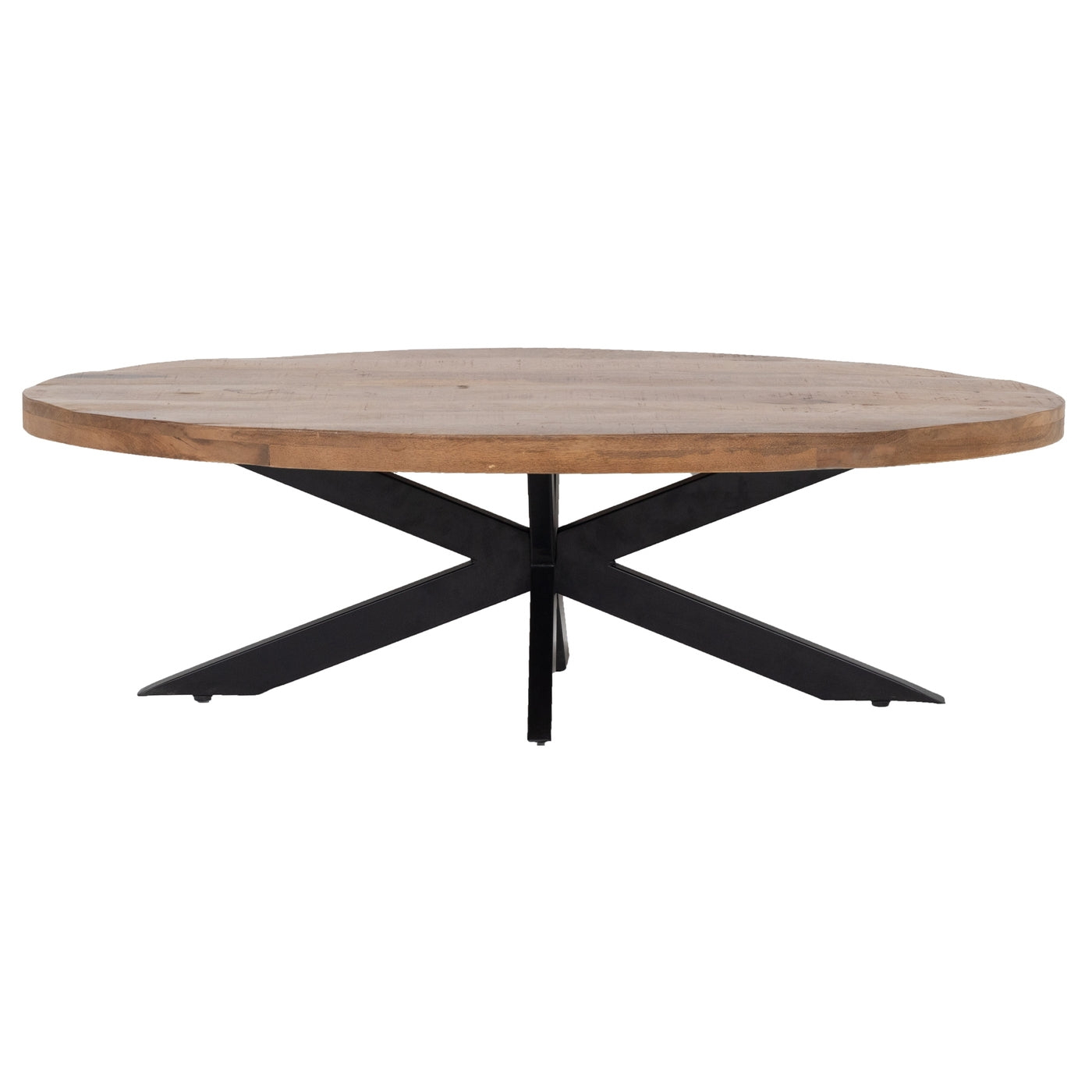 Giga Meubel - Salontafel Ovaal Naturel - Mangohout - 130x70x40cm