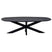 Giga Meubel - Salontafel Jordan Zwart Deens Ovaal 130cm