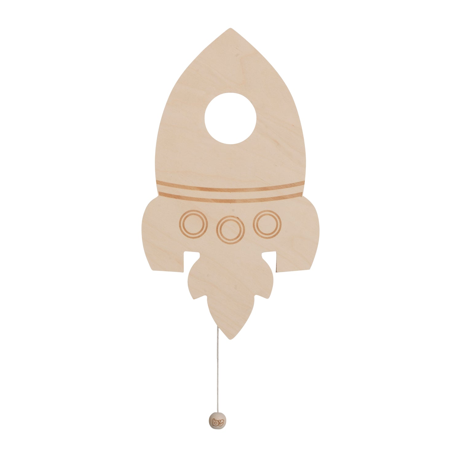 Baby's Only Wandlamp raket Wonder - Bruin - 35x20 cm