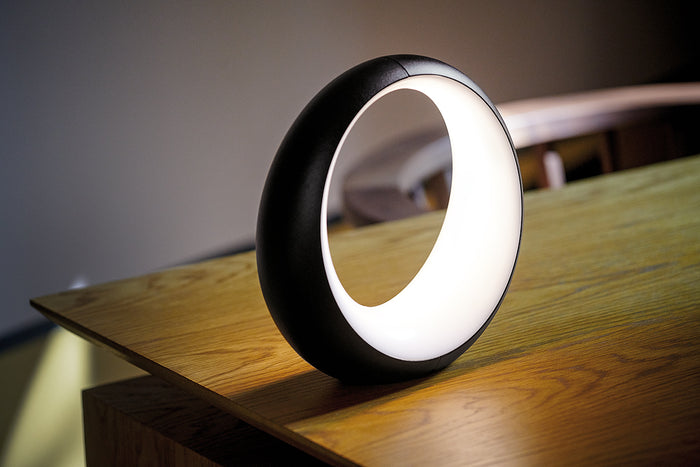 Fermob Hoopik Oplaadbare LED-lamp Ø24 cm - Gris Lapili