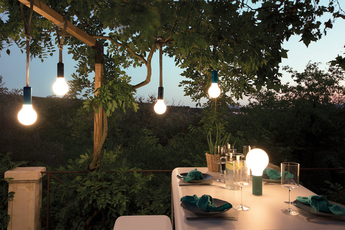 Fermob Aplo LED Tafellamp - Bleu Acapulco