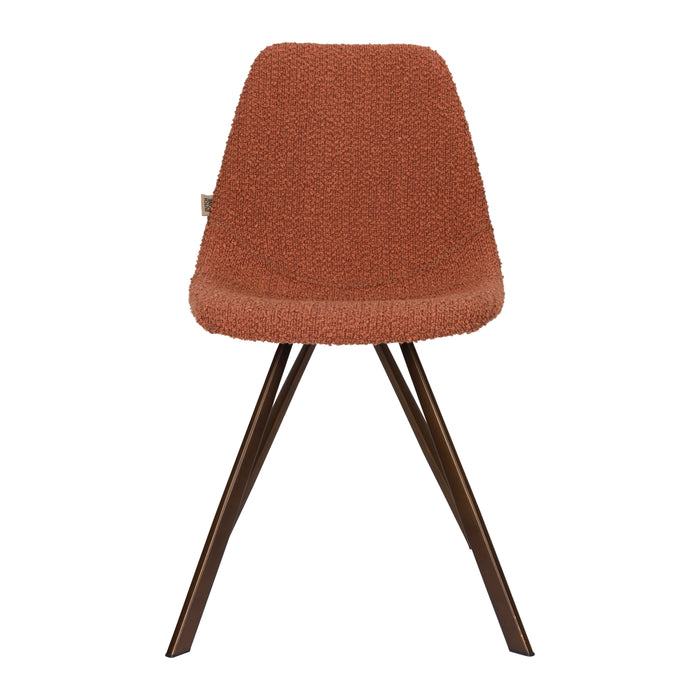 Dutchbone Franky Eetkamerstoel Bouclé - Terra