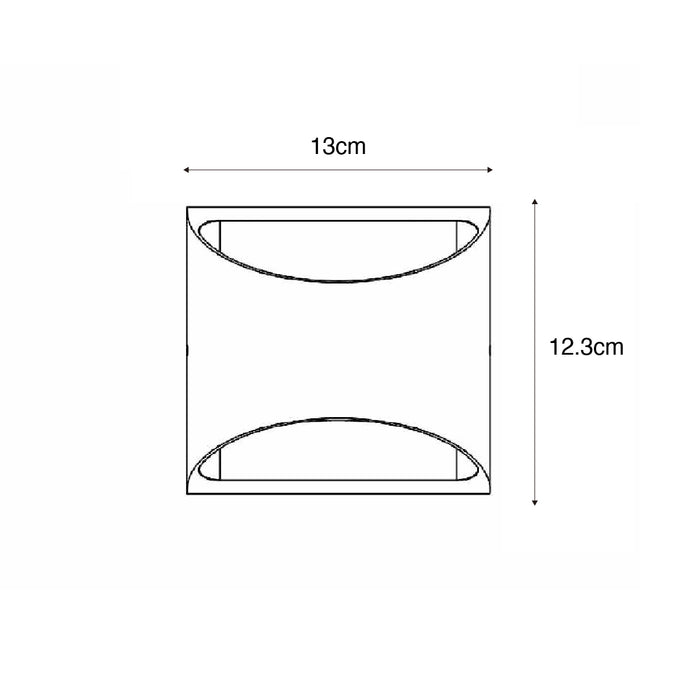 QAZQA Moderne buiten wandlamp roestbruin incl. LED 2-lichts IP54 -