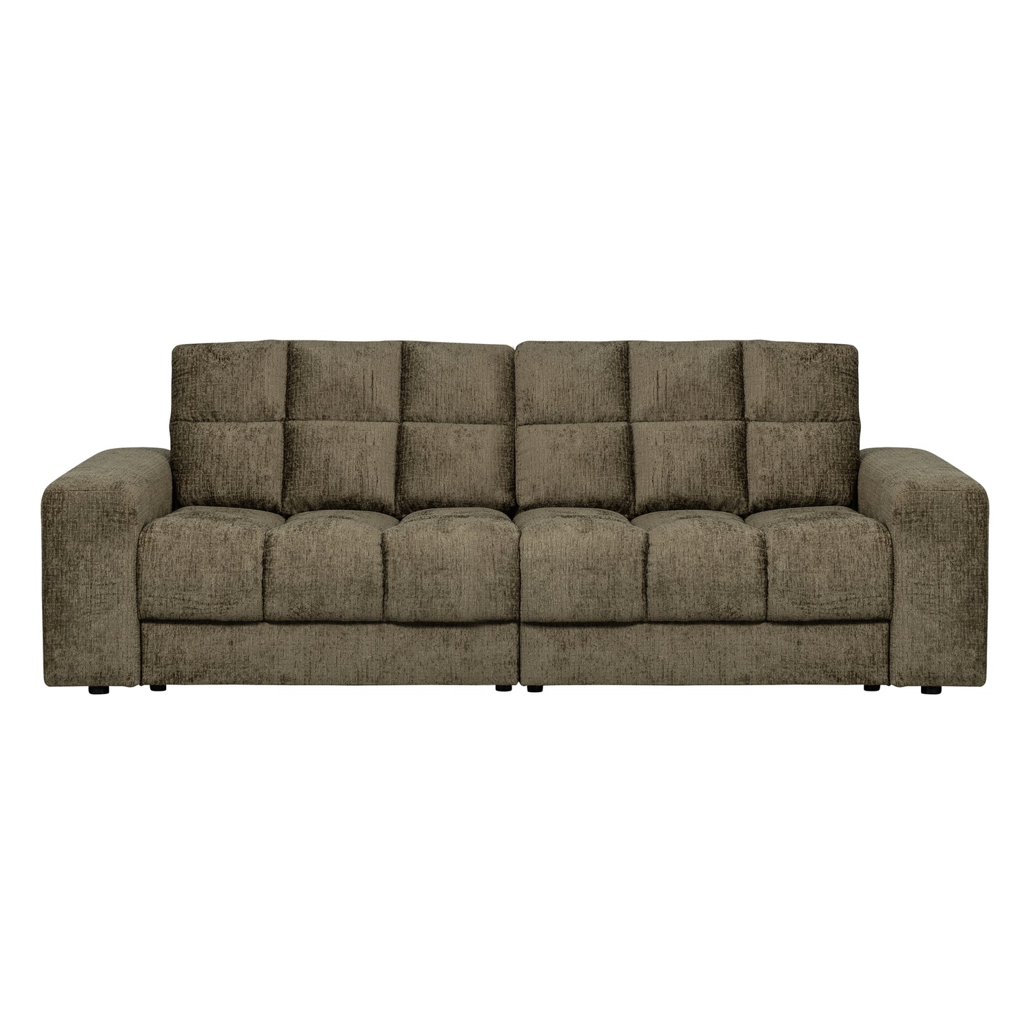 WOOOD Second Date 2-zits Bank - Structure Velvet - Bonsai