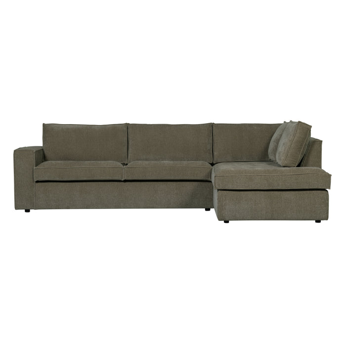 WOOOD Hajo Hoekbank Rechts - Rib - Forest - 84x283x197
