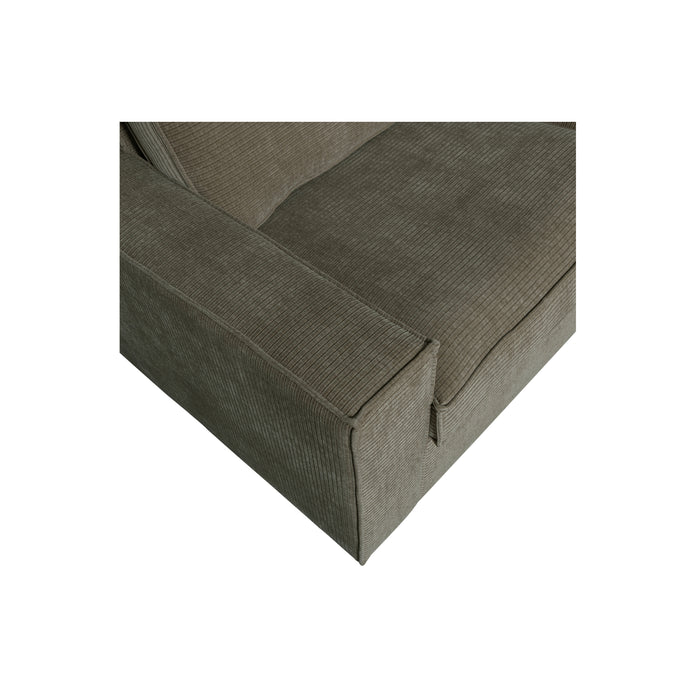 WOOOD Hajo Hoekbank Rechts - Rib - Forest - 84x283x197