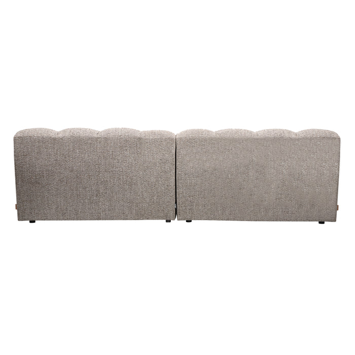 WOOOD Allure 3-Zits Bank - Geweven Stof - Klei Melange - 79x280x86