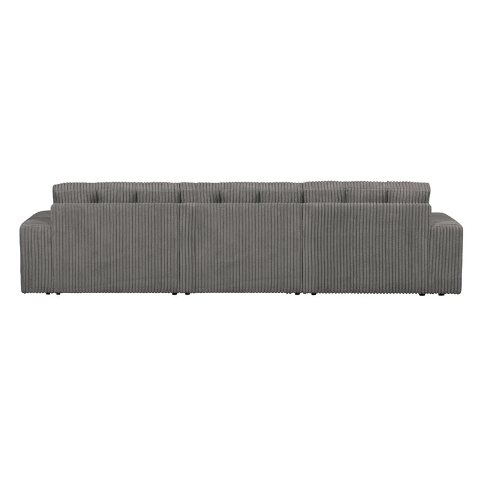 WOOOD Second Date 3-zits Bank - Grove Ribstof - Terrazzo