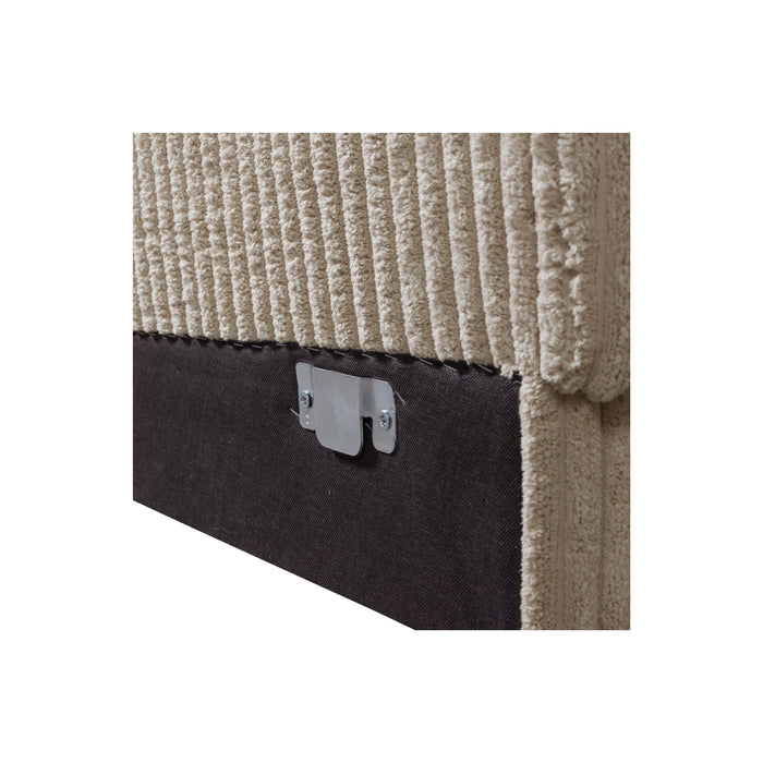 WOOOD Second Date 1-zits Element - Grove Ribstof - Travertin