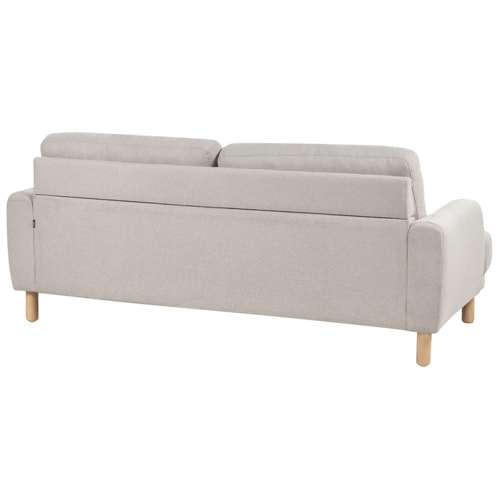 Beliani - TUVE - Driezitsbank - Taupe - Polyester