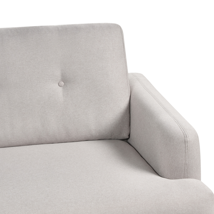 Beliani - TUVE - Driezitsbank - Taupe - Polyester