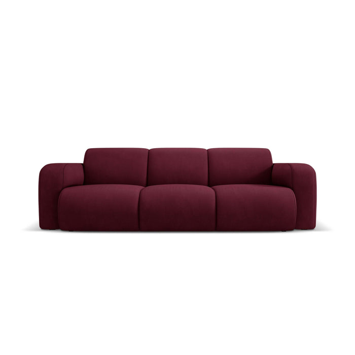 Windsor & Co Lola 3-zitsbank - Chenille - Bordeauxrood