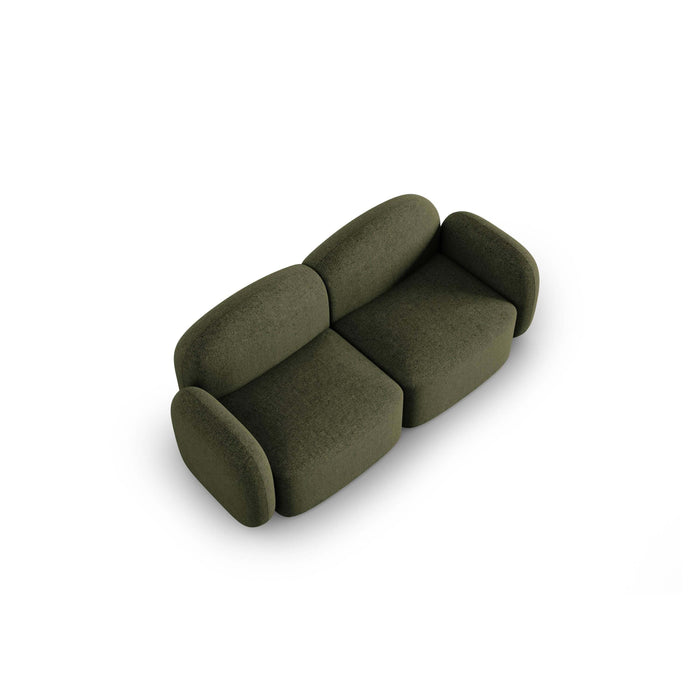 Micadoni Home Blair 2-zitsbank - Chenille - Groen
