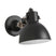 Mexlite - wandlamp - Cera - zwart - metaal - bedlampje - E14 - 7647ZW