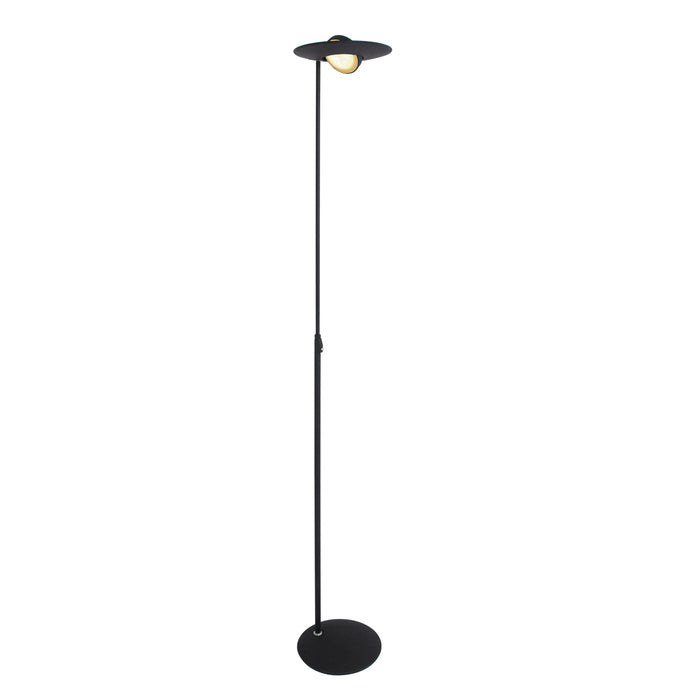Steinhauer - vloerlamp - Zenith LED - zwart - kunststof metaal - Ø 28cm - LED - 1477ZW