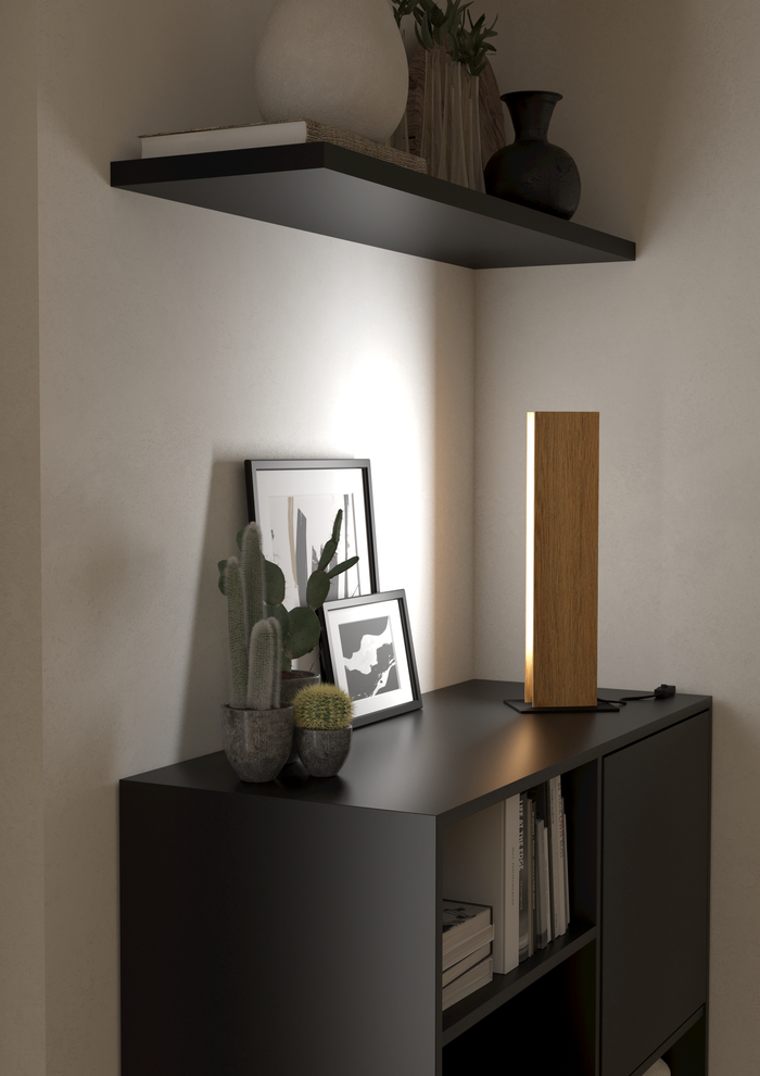 EGLO connect.z Anchorena-Z Tafellamp - 46,5cm - Bruin|Zwart|Wit - RGB