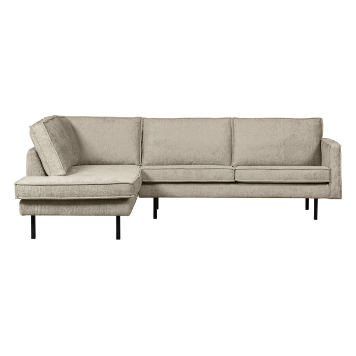 WOOOD Hoekbank Links Rodeo - Velvet - Wheatfield - 85x266x213