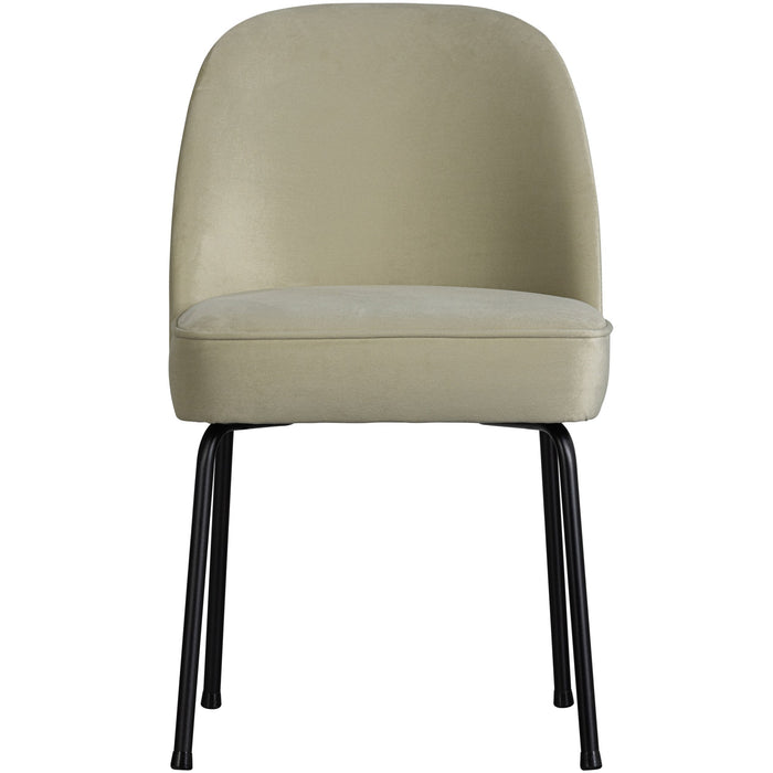 WOOOD Vogue Eetkamerstoelen - Fluweel - Pistache - Set van 2