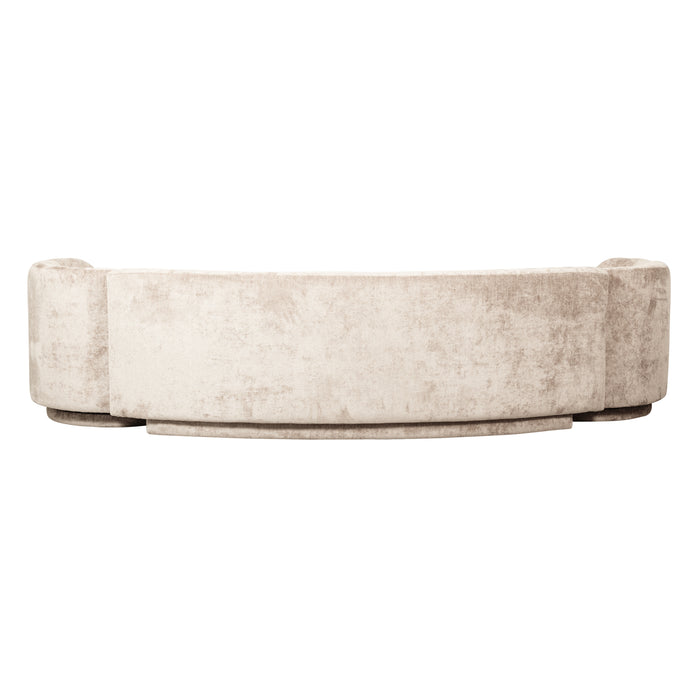 WOOOD Combi-Popular Bank - Chenille - Naturel - 72x370x97