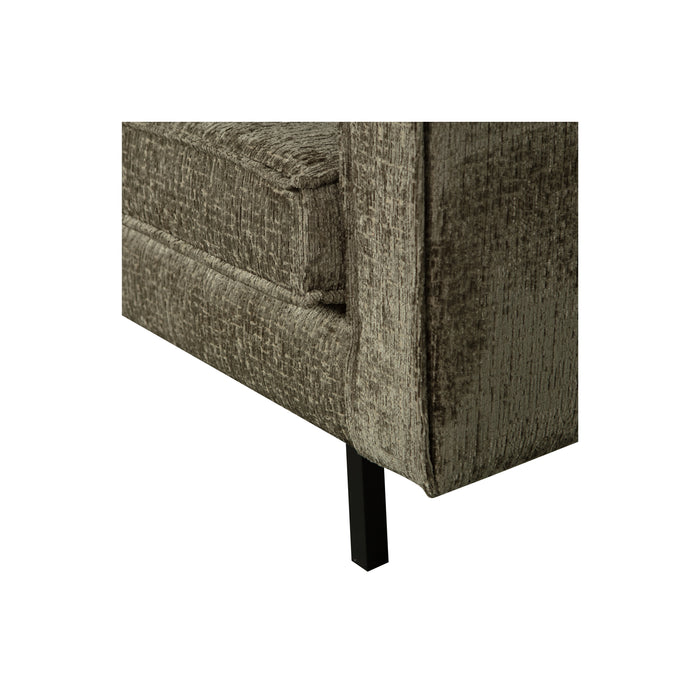 WOOOD Bank 3-Zits Rodeo - Structure Velvet - Frost - 85x277x86