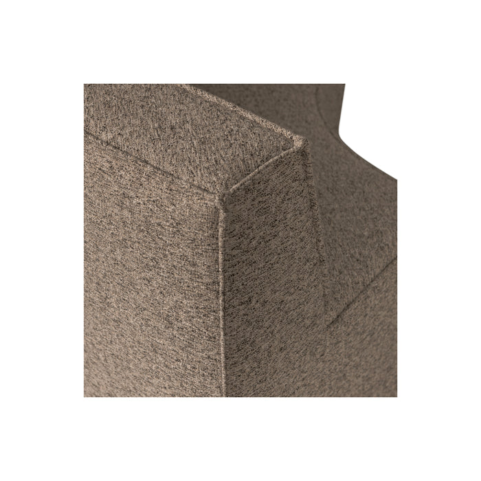 WOOOD Europa 2-Zits Eetbank - Polyester  - Bruin - 133x133x87