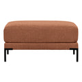 vtwonen Couple Poef - Polyester - Rust Melange - 44x100x100