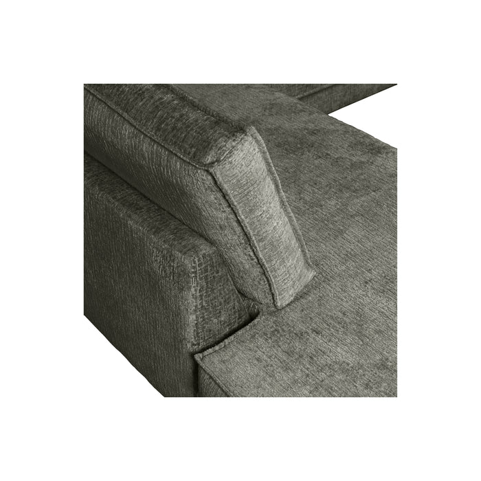 WOOOD Hoekbank Links Rodeo - Velvet - Frost - 85x266x213