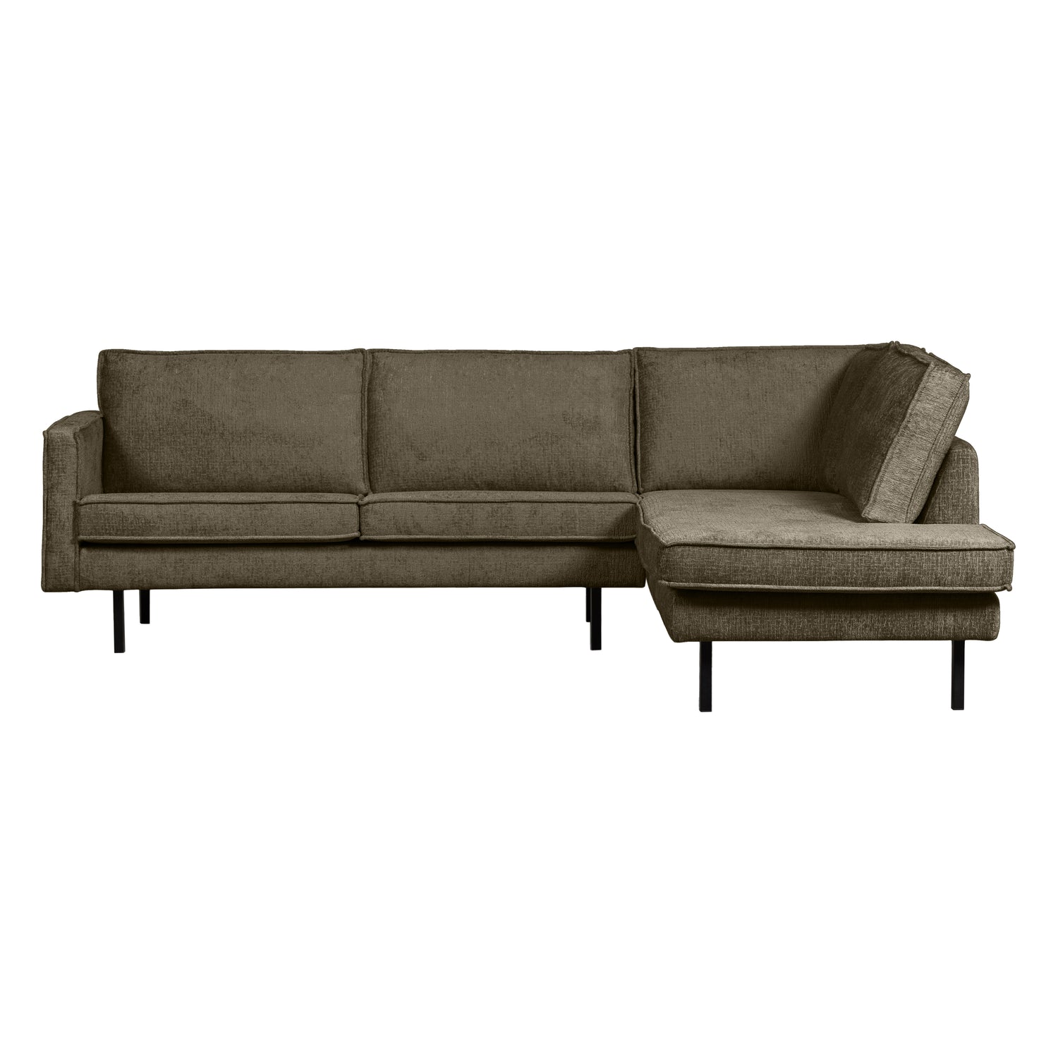 WOOOD Hoekbank Rechts Rodeo - Velvet - Bonsai - 85x266x213