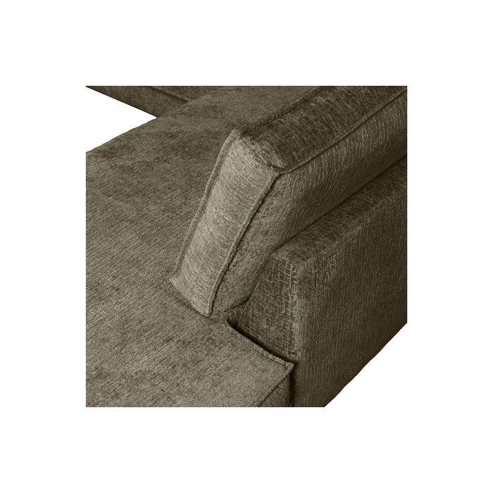 WOOOD Hoekbank Rechts Rodeo - Velvet - Bonsai - 85x266x213