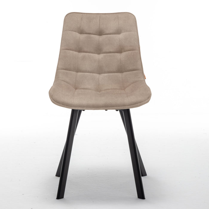 Furnihaus Eetkamerstoel Felix Velvet Beige Set van 2