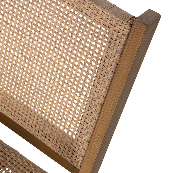 WOOOD Tuinfauteuil Met Armleuning Pem - Metaal - Naturel - 75x62x78