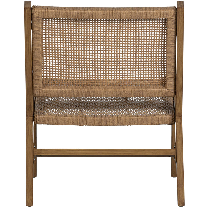 WOOOD Tuinfauteuil Met Armleuning Pem - Metaal - Naturel - 75x62x78