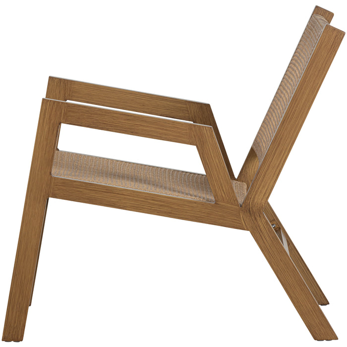 WOOOD Tuinfauteuil Met Armleuning Pem - Metaal - Naturel - 75x62x78