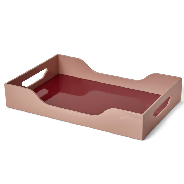 Printworks Dienblad - Swell - L - Bruin|Roze