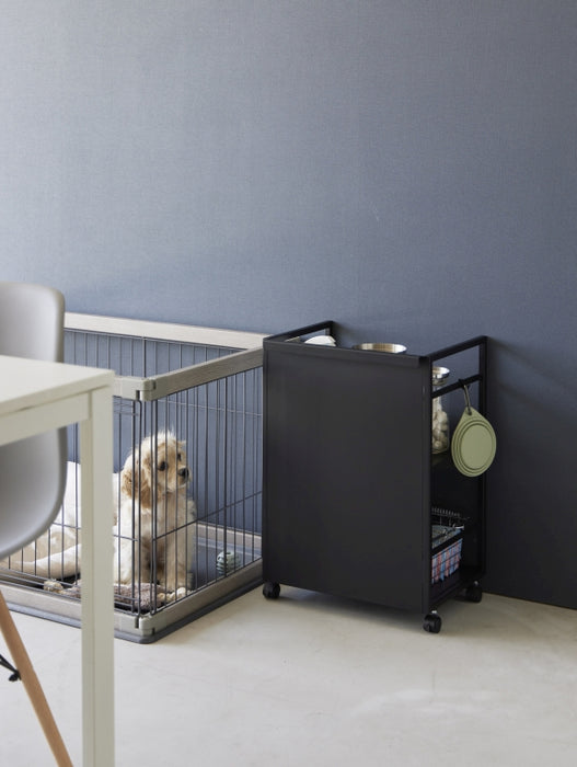 Yamazaki Keukentrolley - 2 niveaus - Tower - Zwart