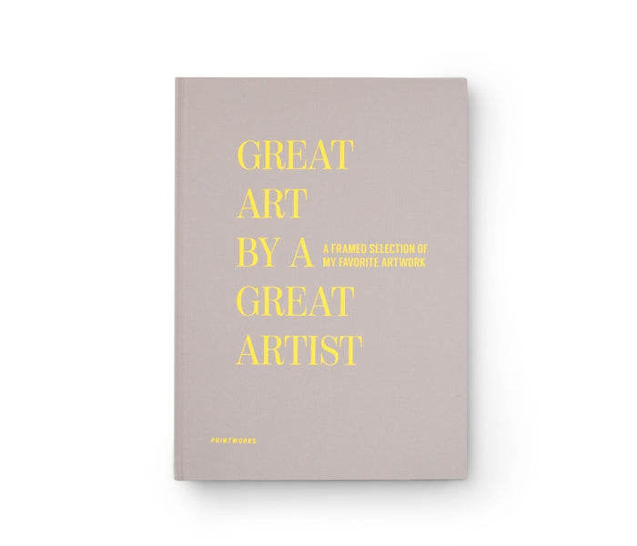 Printworks Frame Boek - Great Art - Tekenmap - Beige