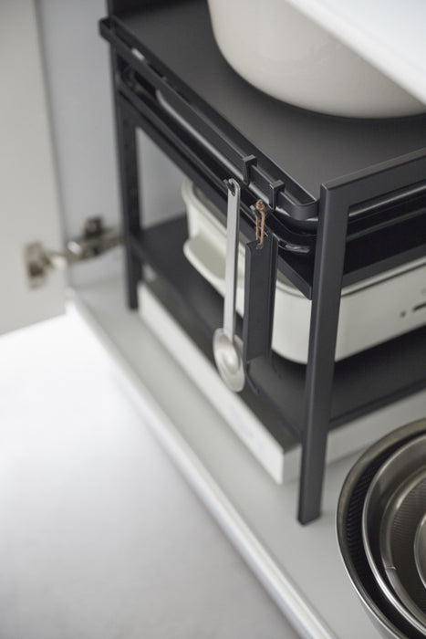 Yamazaki Keukenkast Organizer - 3 niveaus - Tower - Zwart