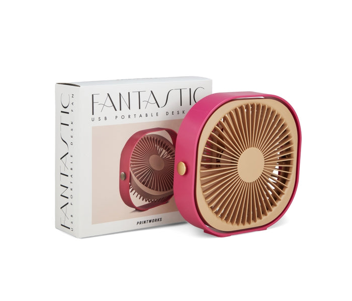 Printworks Tafelventilator - Fantastic - Roze